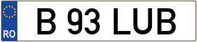 Truck License Plate